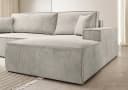 Selsey Ecksofa FARESE NEW mit Schlaffunktion und Bettkasten Cordbezug Bild 1