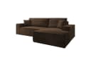 Selsey Ecksofa FARESE NEW mit Schlaffunktion und Bettkasten Cord Braun Bild 1
