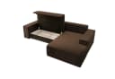 Selsey Ecksofa FARESE NEW mit Schlaffunktion und Bettkasten Cord Braun Bild 3