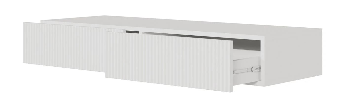 Selsey Schminktisch VELDIO Hängend 2 Schubladen Weiß - Bild 3