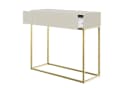 Selsey Konsolentisch VELDIO mit Schublade und goldenem Metallgestell Bild 3