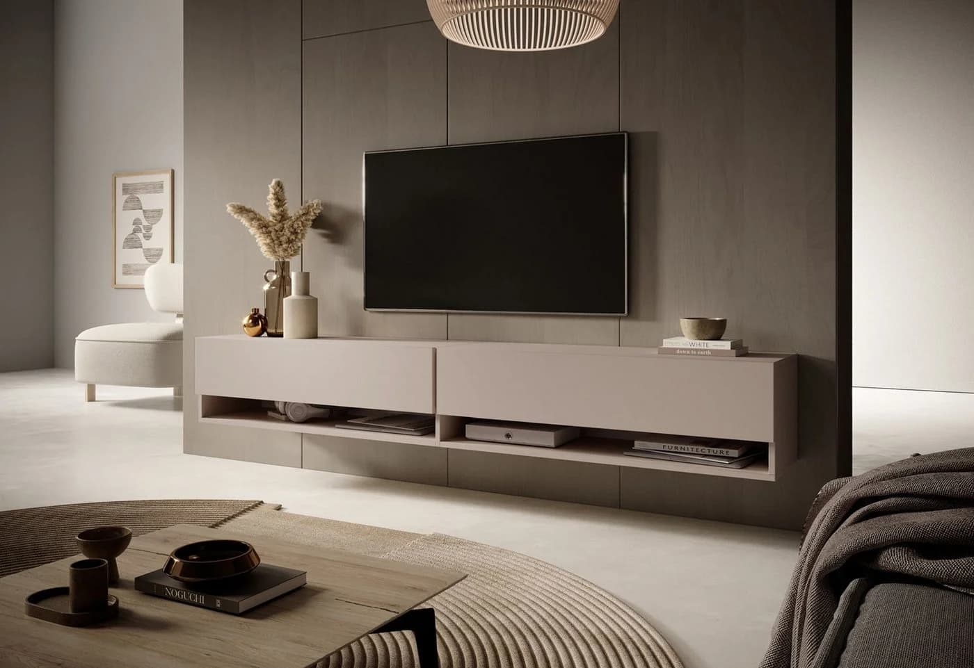 Selsey TV-Schrank MIRRGO hängend 2-türig 200 cm
