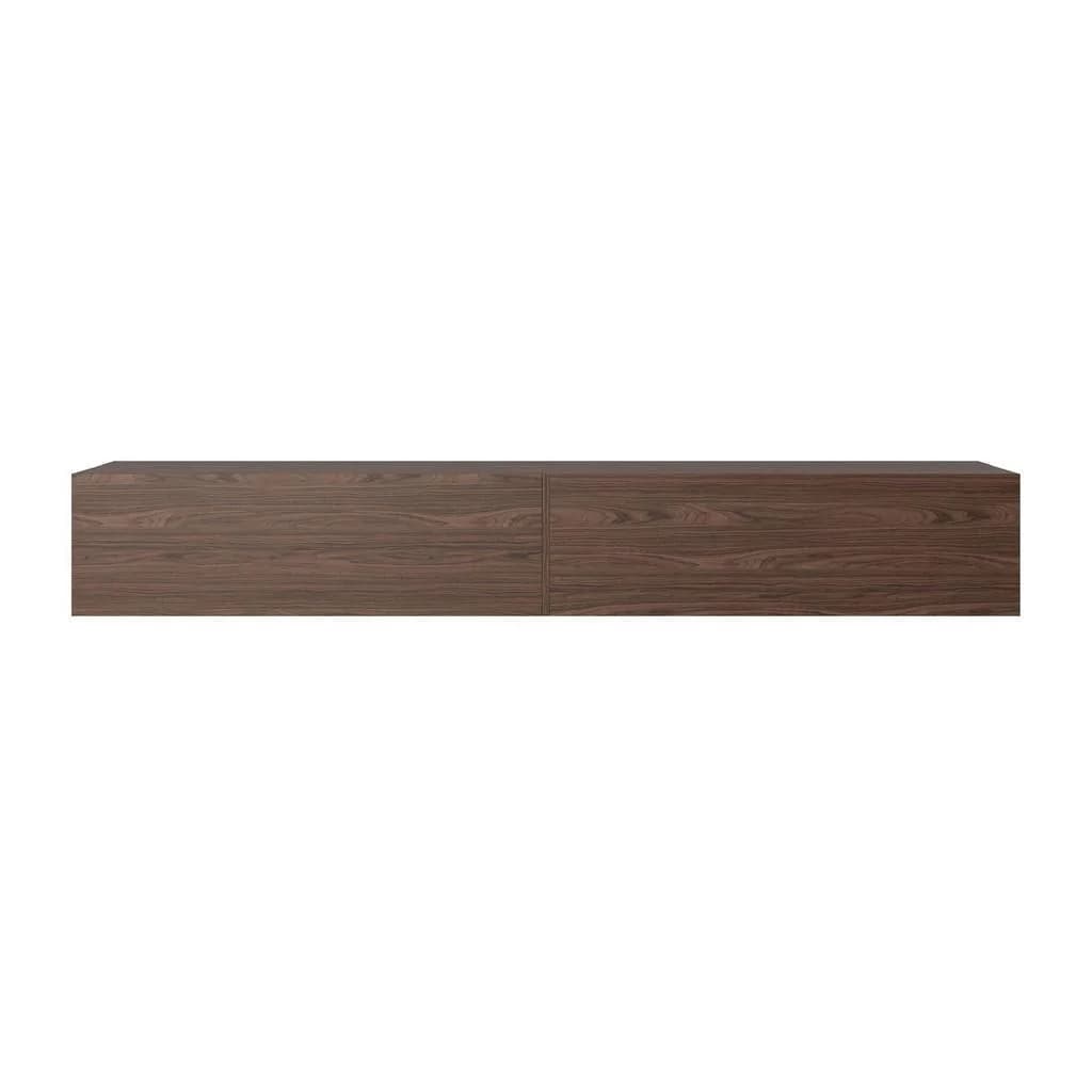 Selsey TV-Hängeboard Bisira Dunkelbraun Modernes Lowboard