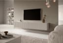 Selsey TV-Schrank TELIRE Hängend 175 cm Grau Matt Bild 1
