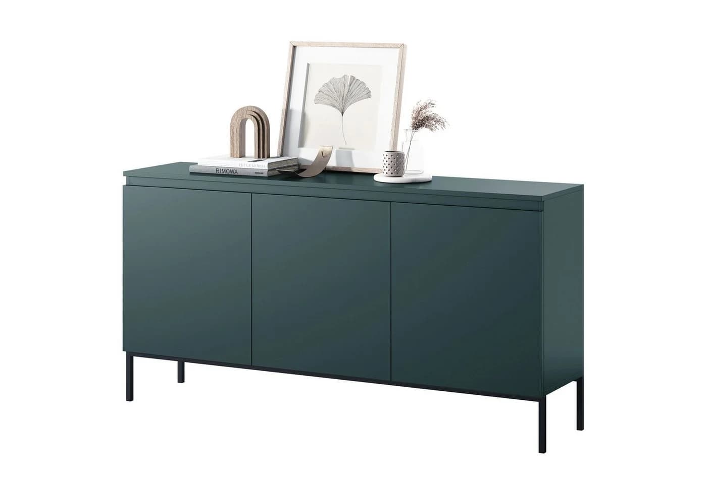 Selsey Sideboard BEMMI Dunkelgrün Modernes Dreitüriges Sideboard - Bild 2