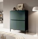 Selsey Highboard BEMMI Modern Grün/Schwarz Bild 1