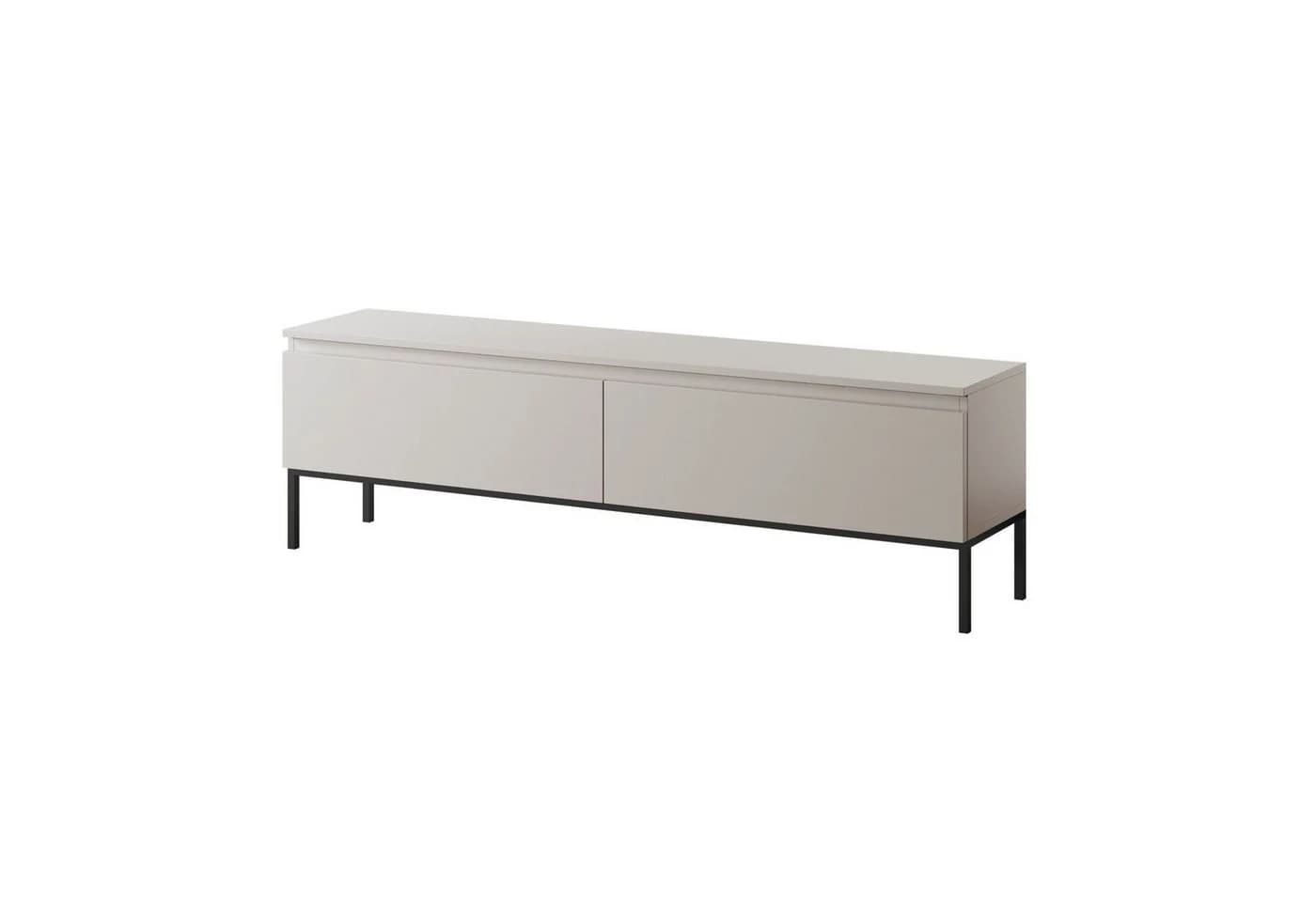 Selsey TV-Schrank BEMMI 2-türig Metallgestell Grau - Bild 4