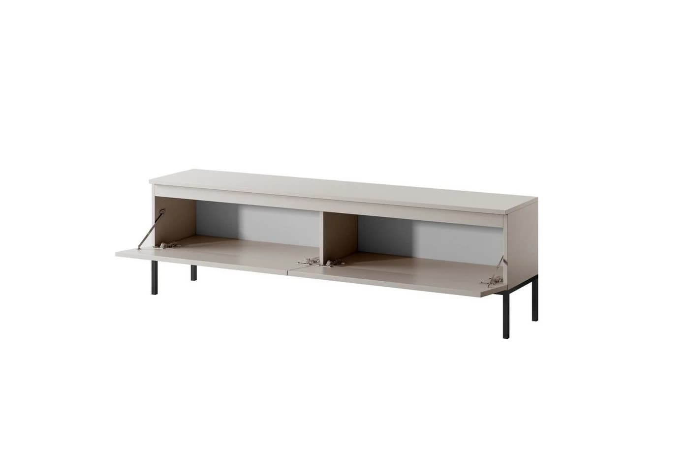 Selsey TV-Schrank BEMMI 2-türig Metallgestell Grau - Bild 5