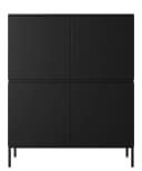 Selsey Highboard BEMMI Modern Schwarz 100 cm Bild 4