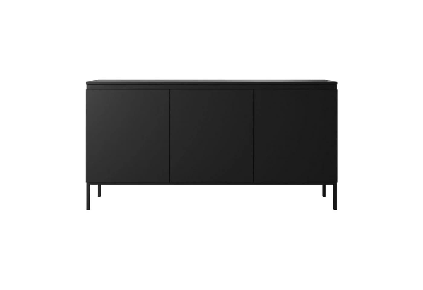 Selsey Sideboard BEMMI Schwarz Modernes Design - Bild 4