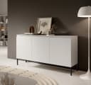 Selsey Sideboard BEMMI Weiß Schwarz Modern Bild 1