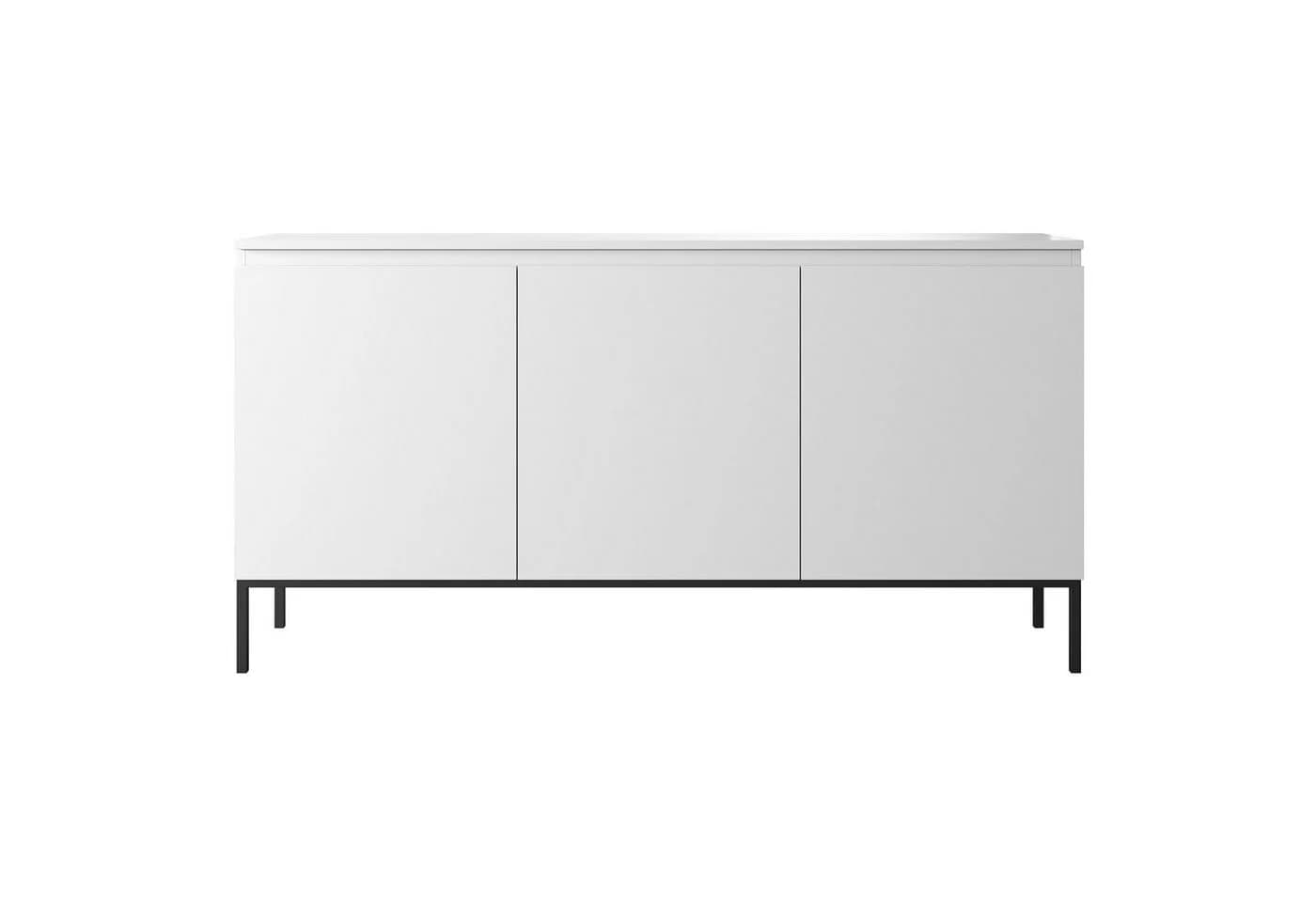 Selsey Sideboard BEMMI Weiß Schwarz Modern - Bild 4