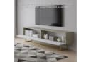 Selsey TV-Schrank VELDIO Lowboard 175 cm Grau Metallgestell Bild 3