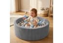KiddyMoon Bällebad Rund 90cm mit Polyester Bezug Bild 3