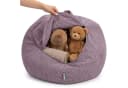 KiddyMoon Kindersessel KM-BAG-EM Lila 2-in-1 Sesselbezug Bild 1