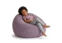 KiddyMoon Kindersessel KM-BAG-EM Lila 2-in-1 Sesselbezug Bild 2