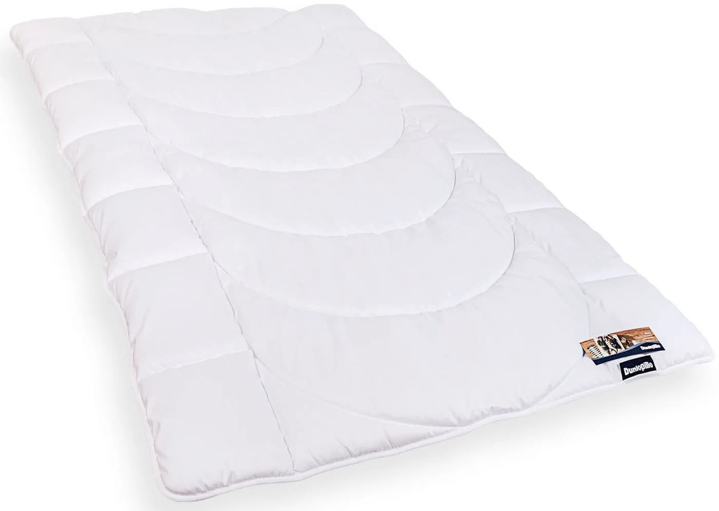 DUNLOPILLO Microfaserbettdecke Weiß Allergikerfreundlich Warm