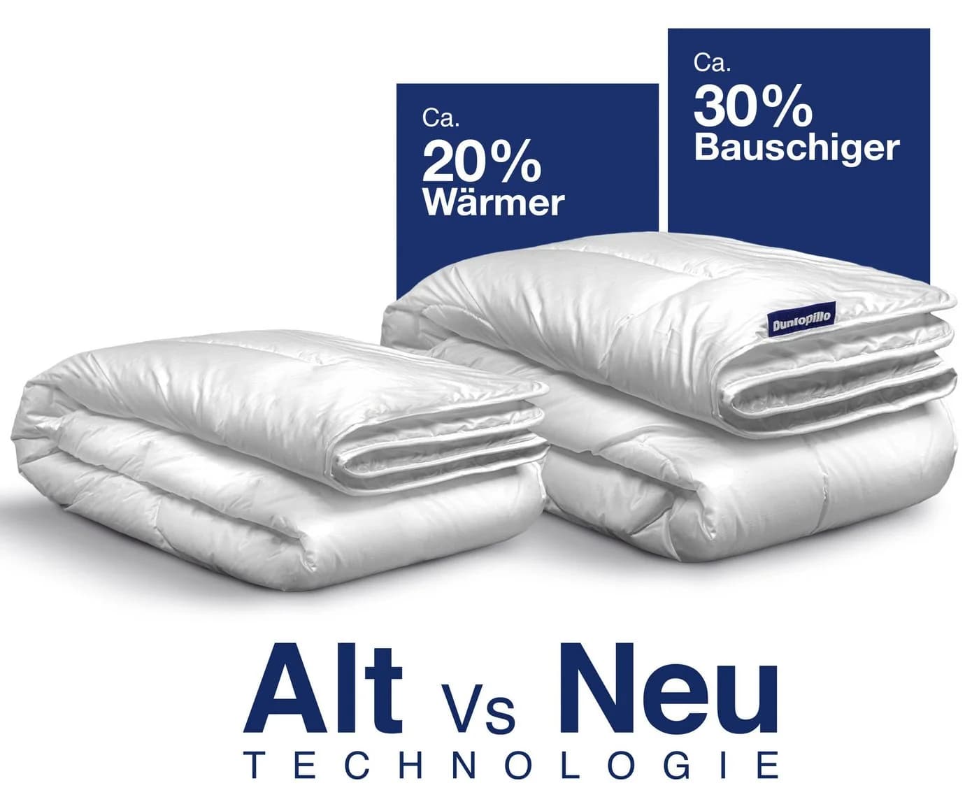 Dunlopillo Baumwollbettdecke Fusion Ganzjahresdecke Weiß - Bild 3
