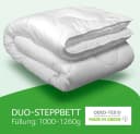 John Cotton Julia Microfaserbettdecke Weiß Extrawarm Duo-Steppbett Bild 1