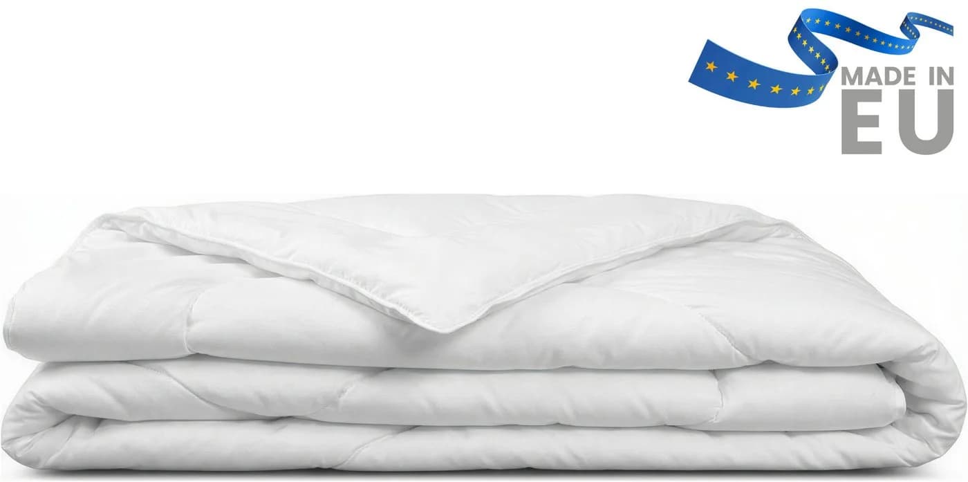 John Cotton Microfaserbettdecke Emilia Weiß Leicht Allergikergeeignet