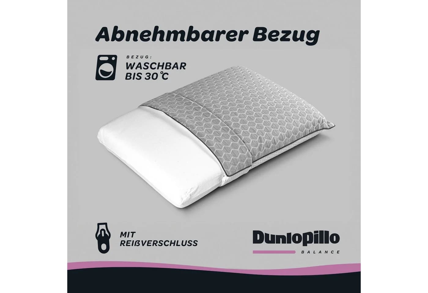 Dunlopillo Nackenstützkissen Climate Control Temperaturregulierung - Bild 3
