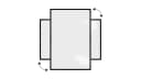 ALLboards Magnetisches Whiteboard Schwarz Weiß Holzrahmen Bild 1
