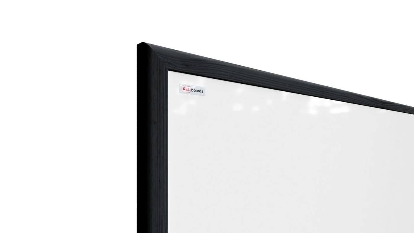 ALLboards Magnetisches Whiteboard Schwarz Weiß Holzrahmen - Bild 5