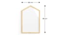 ALLboards Wandtafel HM96D Schwarz mit Kiefer-Rahmen Bild 1