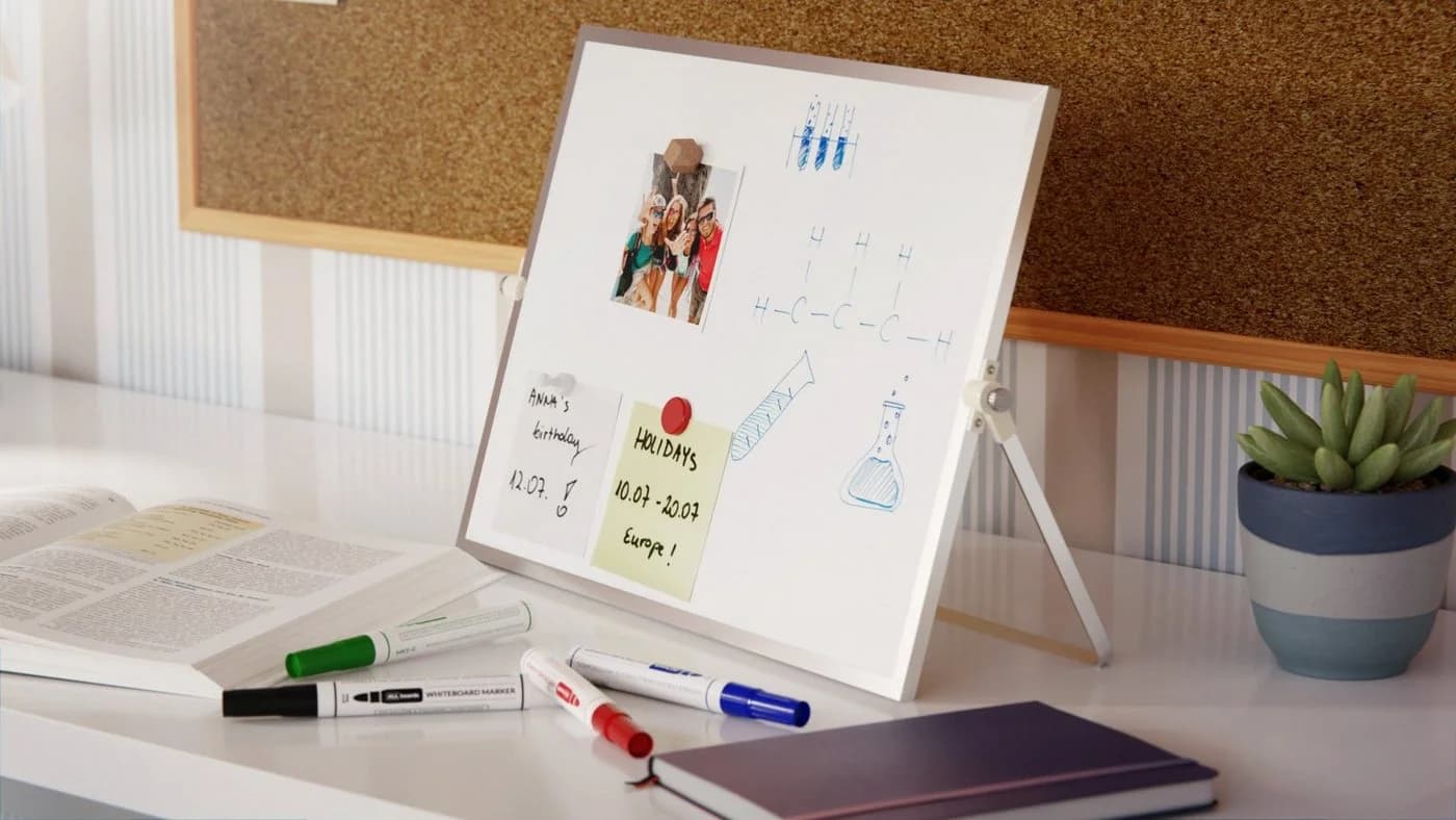 ALLboards Schreibtischtafel Trocken abwischbar und magnetisch - Bild 4
