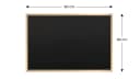 ALLboards Wandtafel Schwarze Kreidetafel mit ECO-Holzrahmen Bild 1