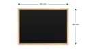 ALLboards Wandtafel Schwarze Kreidetafel ECO-Holzrahmen Bild 1