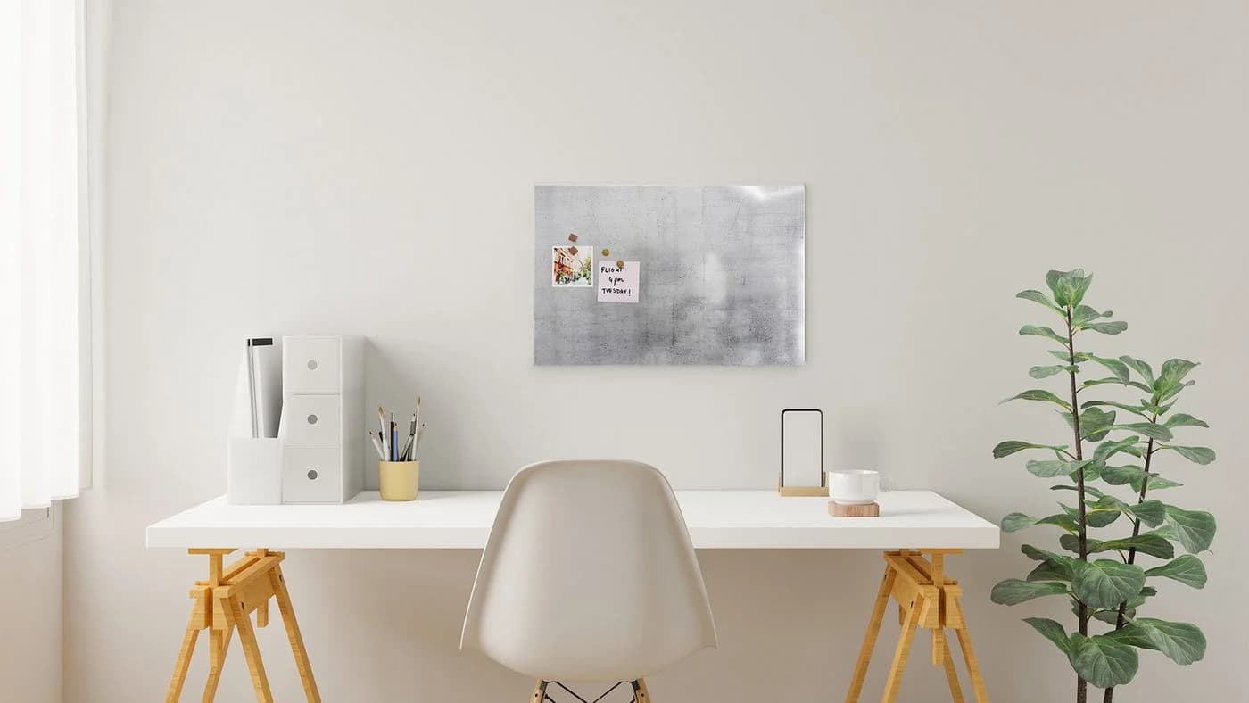 ALLboards Magnettafel Metallische Tafel MetalBoard Zement - Bild 4