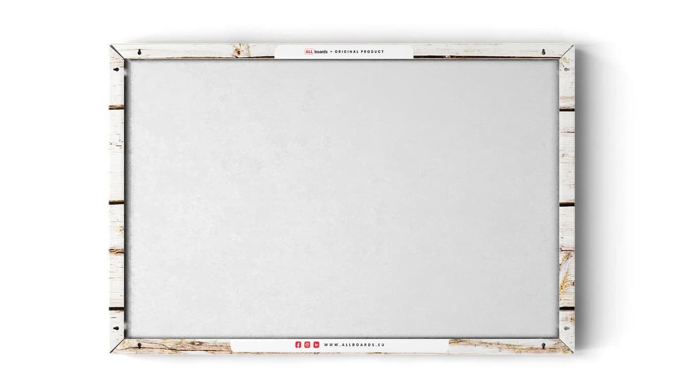 ALLboards Magnettafel MetalBoard Metallisch Helles Holz - Bild 4