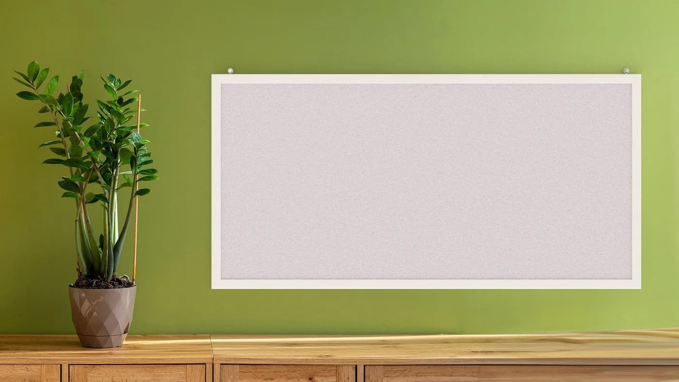 ALLboards Pinnwand Korktafel Rosa Holzrahmen 40x40 cm