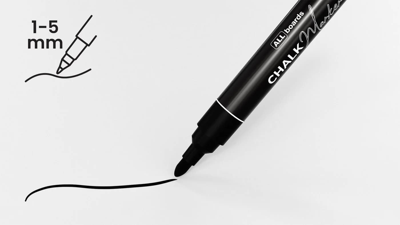 ALLboards Whiteboard Marker CM-SET 4-tlg. Schwarz