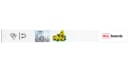 ALLboards Rahmenloses SLIMboard Magnetisches Whiteboard Weiss Bild 2