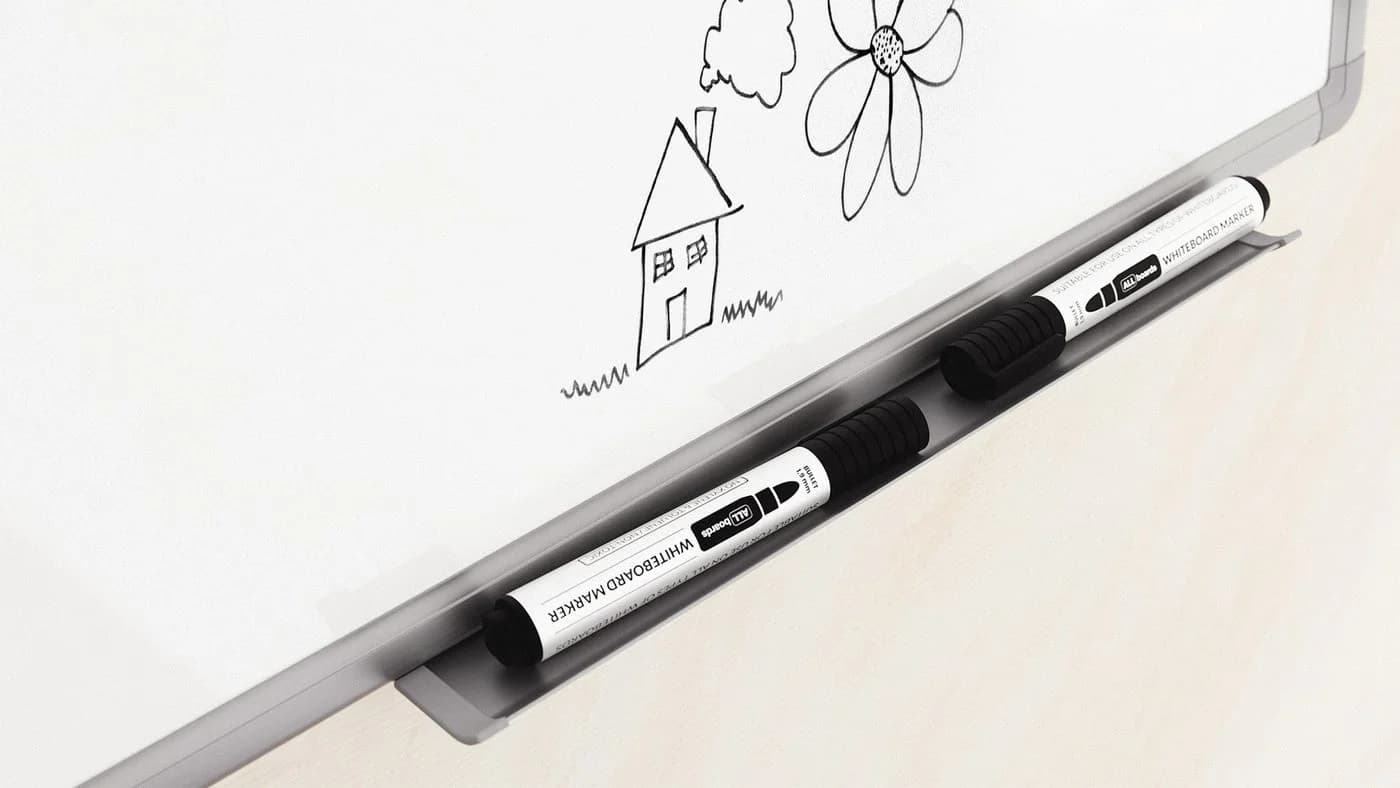 ALLboards Whiteboard-Marker-Set 12 Stück Schwarz - Bild 4