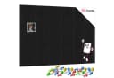 ALLboards Filzpaneel Schwarz Pinnwand ohne Bohren Bild 2