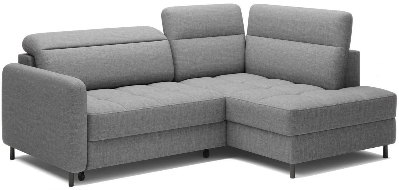 Myhomelando Ecksofa Lalea Grau mit Schlaffunktion und Bettkasten - Bild 5
