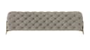 S-Style Möbel Chesterfield-Sofa 3-Sitzer Ashley Beige Gold Metallfüße Bild 4