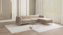 S-Style Möbel Ecksofa Ashley Chesterfield Samt Beige/Gold Bild 2
