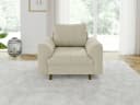 S-Style Möbel Sessel Zara Cord-Stoff Skandinavisch Beige/Braun Bild 3