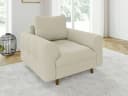 S-Style Möbel Polstergarnitur 3+1 Zara Beige Cord-Stoff Skandinavisch Bild 4