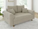 S-Style Möbel Polstergarnitur 3+2+1 Leif Beige Boucle Skandinavisch Bild 4