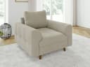 S-Style Möbel Polstergarnitur 3+2+1 Leif Beige Boucle Skandinavisch Bild 5