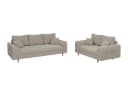 S-Style Möbel Polstergarnitur Leif 3+2 Beige Boucle Skandinavisch Bild 1