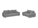S-Style Möbel Polstergarnitur Leif 3+2 Skandinavisch Boucle Grau Bild 1