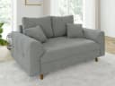 S-Style Möbel Polstergarnitur Leif 3+2 Skandinavisch Boucle Grau Bild 4