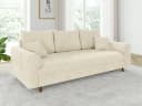 S-Style Möbel Polstergarnitur Kristian 3+2 Beige Chenille Skandinavisch Bild 3