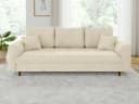S-Style Möbel Polstergarnitur Kristian 3+2 Beige Chenille Skandinavisch Bild 5